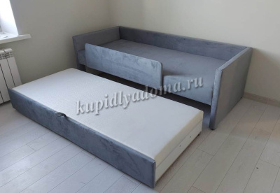Кровать Саманта 0.8 (Серый) 